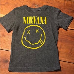 Nirvana Kids Inverse Smiley T-Shirt Soft Cotton Official License Boys Girls 5T